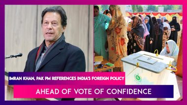 Imran Khan, Pak PM References India's Foreign Policy While Trying To Drum Up Support Ahead Of Vote Of Confidence