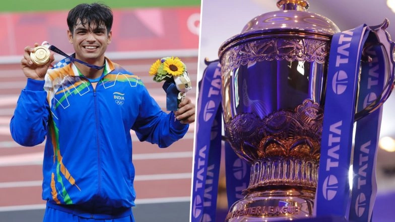 IPL 2022: BCCI to Felicitate Neeraj Chopra and Other Indian Tokyo Olympic Stars Before CSK vs KKR Tournament Opener: Report