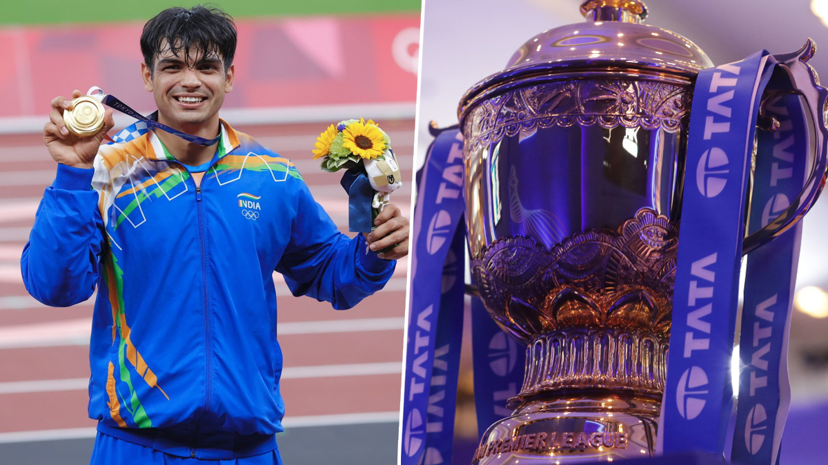 IPL 2022: BCCI to Felicitate Neeraj Chopra and Other Indian Tokyo Olympic  Stars Before CSK vs KKR Tournament Opener: Report | LatestLY