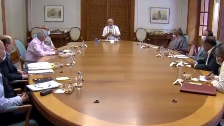PM Narendra Modi Holds Virtual Interaction with Embassy Officials Engaged in Evacuation Mission