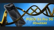 Poco X4 Pro 5G India Launch Scheduled for March 28, 2022; Teased on Flipkart