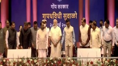 India News | With Exit of Four Ministers, Pramod Sawant Led Goa Cabinet Sports Fresh Faces