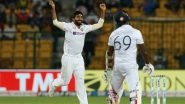 Sri Lanka Register Their Second Lowest Test Score Against India After Being Bowled Out for 109 in Bengaluru