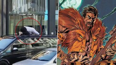 Kraven the Hunter: New Set Video For Aaron Taylor-Johnson's Spider-Man Spinoff Sees the Marvel Villain Involved in a Car Chase! (Watch Video)