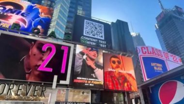 Asim Riaz and Jasmin Walia’s Fights N Nights Promo Features on New York’s Times Square Billboard (Watch Video)