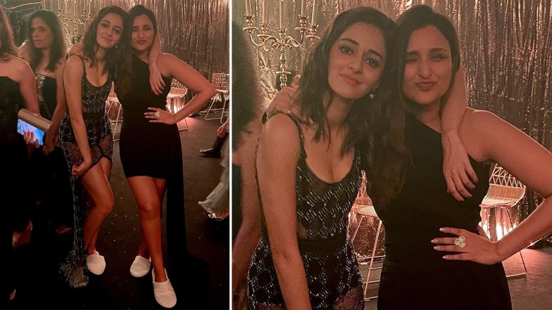 Ananya Panday, Parineeti Chopra Ditch Heels as They Don White Slippers While Posing for Picture in Sexy Gowns!