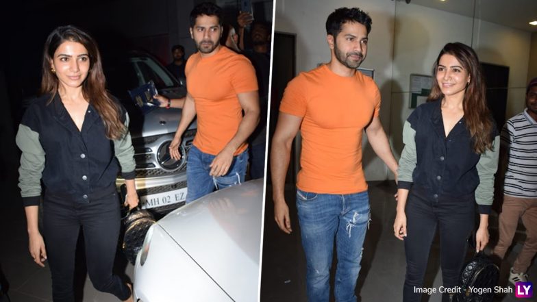 Video Varun Dhawan Of Protecting Samantha Ruth Prabhu From Paparazzi And Telling Them Not To Scare Her Goes Viral (WATCH)