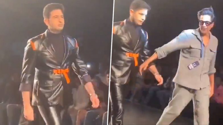 AAP Leader Raghav Chadha Turns Showstopper At Lakme Fashion Week 2022 For Designer Pawan Sachdeva (Watch Video)