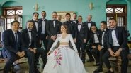 Anusha Dandekar Shares New Pictures From Shibani Dandekar-Farhan Akhtar&rsquo;s Wedding, Poses With the Boys in a White Lehenga (View Pics)