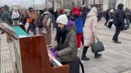 Pianist Playing &lsquo;What a Wonderful World&rsquo; Outside Lviv Station Goes Viral (Watch Video)