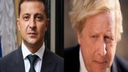World News | Boris Johnson Discusses Prospects of Offering Zelenskyy Refuge in UK