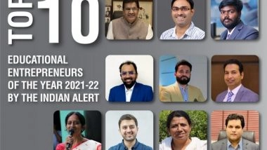 Business News | Top 10 Educational Entrepreneurs of the Year in 2021-22 by The Indian Alert