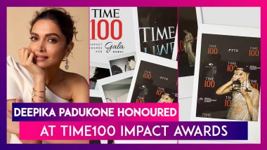 Deepika Padukone Honoured At Time100 Impact Awards