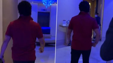 IPL 2022: Sachin Tendulkar Joins Mumbai Indians’ Camp Ahead of New Season (Watch Video)