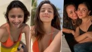 Alia Bhatt&rsquo;s 29th Birthday Was All About Enjoying By The Beach in Bikini, Watching FRIENDS and Doing a Lot More in the Maldives (Watch Video)
