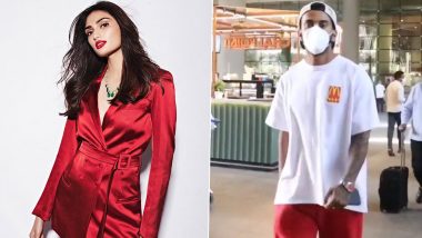 Athiya Shetty Takes the Internet by Storm After She Receives Beau KL Rahul from Mumbai Airport (Watch Video)