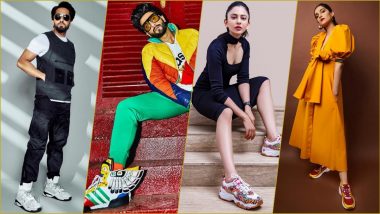 Sneakers on My Mind! From Ayushmann Khurrana to Rakul Preet Singh, Meet These Bollywood’s Sneakerheads