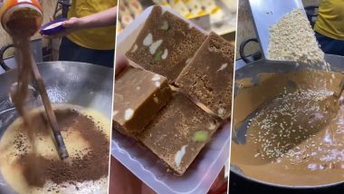 Bournvita Barfi Blow Minds! Delhi Sweet Shop Vendor Gives New Twist to the Childhood Food Delight (Watch Video)