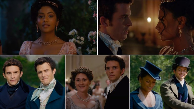Bridgerton Season 2 Trailer: Netflix’s Period Drama Series Highlights the Love Triangle Between Jonathan Bailey, Charithra Chandran and Simone Ashley (Watch Video)
