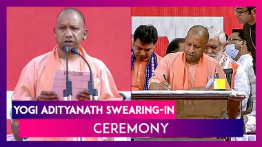 Yogi Adityanath Swearing-In Ceremony: The BJP Leader Takes Oath As The Chief Minister Of Uttar Pradesh For The Second Term