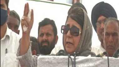 India News | Congress Kept Nation Safe, BJP Wants to Divide, Make Many Pakistans, Says Mehbooba Mufti