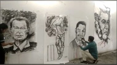 India News | Artists in Moradabad Pay Tribute to Shane Warne