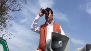 India News | Ahead of UP Polls Results, SP Candidate Keeps Eye on EVM Strong Room with Binoculars