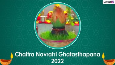 Chaitra Navratri 2022 Ghatasthapana Date, Shubh Muhurat & Puja Vidhi: How To Perform Puja on the First Day of the Nine-Night Maa Durga Festival? Everything You Need To Know