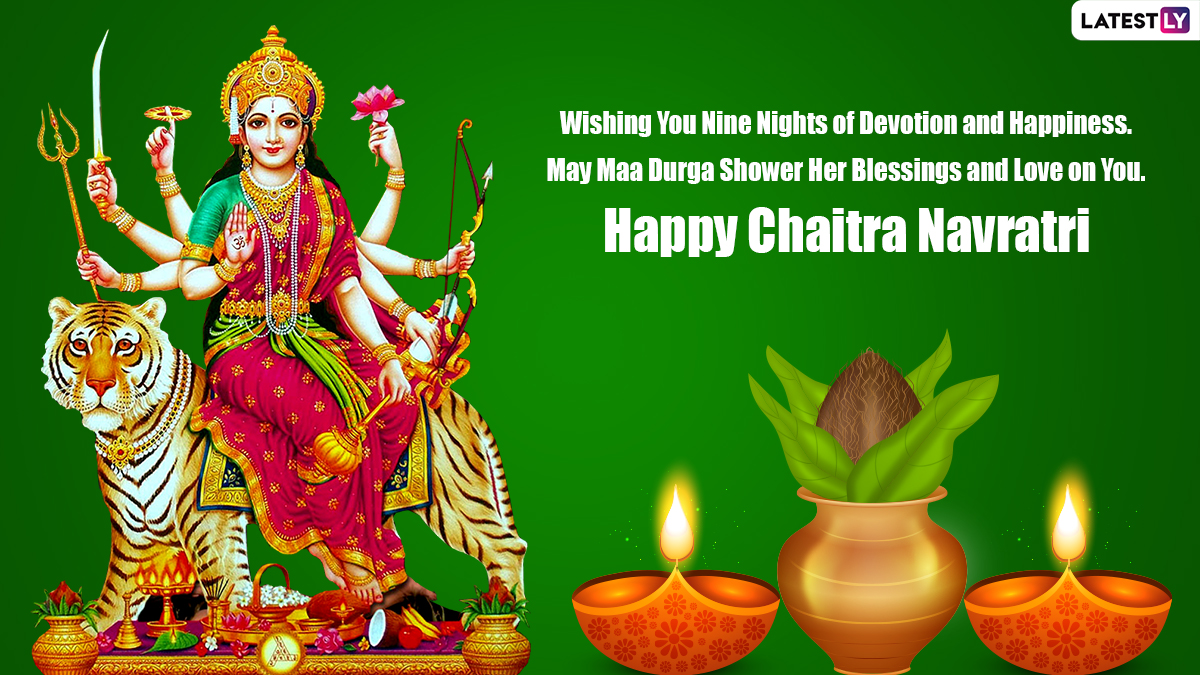 Happy Chaitra Navratri 2022 Wishes: Download Navratri Message for ...