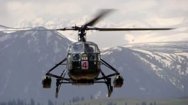 Indian Army Cheetah Helicopter Crashes in Jammu and Kashmir's Gurez Sector, One Pilot Dead, Another Injured