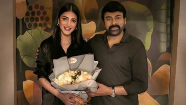 Mega 154: Chiranjeevi Welcomes Shruti Haasan on Board on Women’s Day 2022!