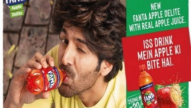 Business News | Fanta Launches Apple Delite; Introduces Kartik Aaryan as Fanta's Brand Ambassador