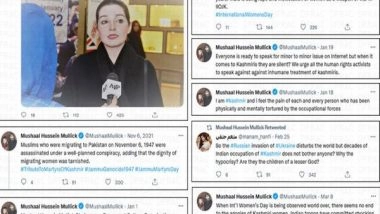 World News | Fact-checker Reveals Yasin Malik's 'proud' Wife Defames India by Using Fake Information