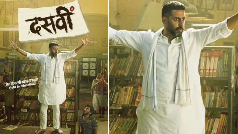 Dasvi: Abhishek Bachchan, Yami Gautam and Nimrat Kaur’s Film To Stream on Jio Cinema and Netflix From April 7 (Watch Teaser)