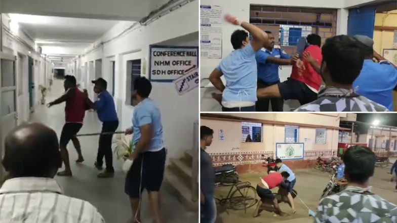 Odisha: Doctor Thrashes Patient at Dharamgarh Sub-Divisional Hospital in Kalahandi; Video Goes Viral