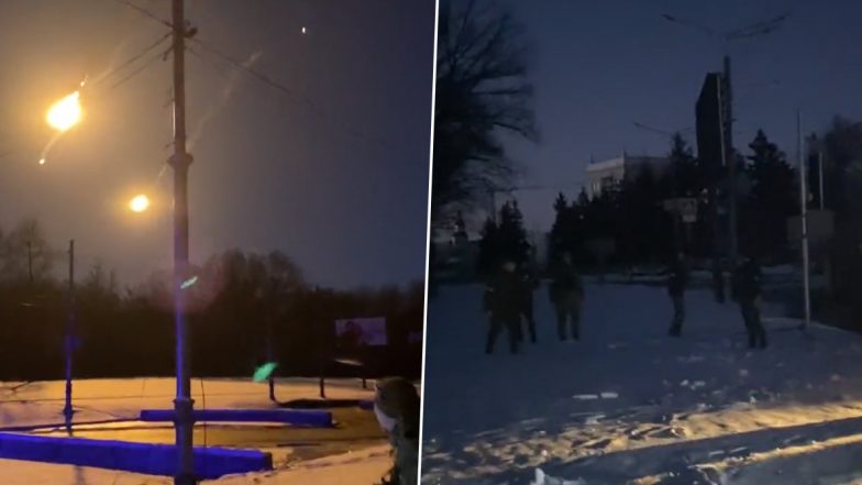 Russian Aircraft Shot Down Over Kharkiv in Eastern Ukraine; Watch Video