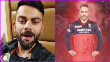 Virat Kohli has a Message for New RCB Captain Faf du Plessis Ahead of IPL 2022 (Watch Video)