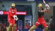 Sports News | IPL 2022: Faf Du Plessis Plays Captain's Knock to Help RCB Set 206-run Target for Punjab Kings