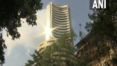 Business News | Equity Indices Open in Red, Sensex Plunges by 56 Points