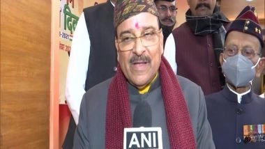 India News | Amid Search for Dhami's Successor in U'khand, Union Minister Bhatt Meets BL Santosh