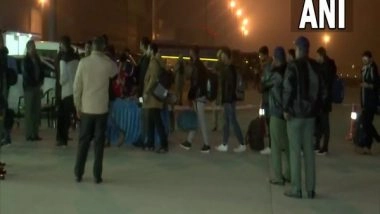 India News | Operation Ganga: IAF Evacuation Flight Carrying 210 Indian Citizens from Romania Reaches Hindon Airbase