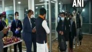 India News | Operation Ganga: Special Flight with 219 Indian Evacuees from Ukraine Reaches Delhi