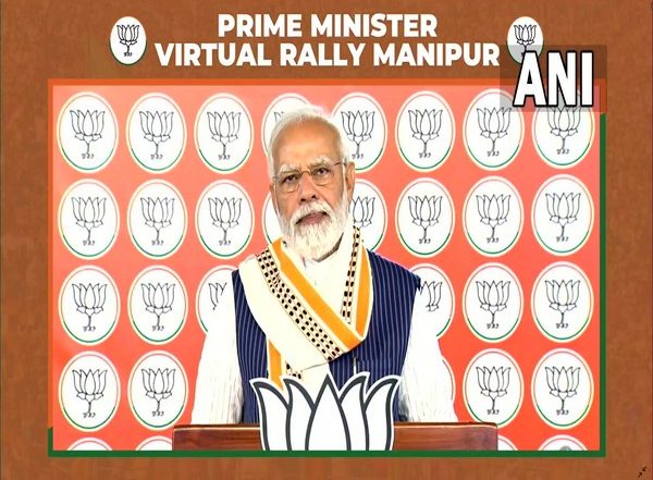 India News | Congress Looted Manipur, Derailed Development Works, Charges PM Modi
