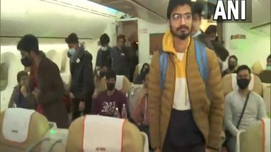 India News | Operation Ganga: Flight Carrying 218 Indian Nationals Reaches Delhi