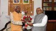 India News | Bihar CM Meets Governor Phagu Chauhan at Raj Bhavan in Patna
