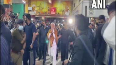 India News | PM Modi Visits Varanasi Cantt Railway Station, Interacts with People