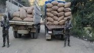 India News | Mizoram: Assam Rifles Recovers Smuggled Areca Nuts Worth Rs 26 Lakh Near Myanmar Border