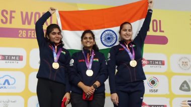 ISSF Shooting World Cup 2022: India Wins Gold in Women’s 25M Pistol Team Event in Cairo