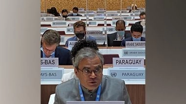 World News | India Safeguards Rights of Minorities, Essential Core of Democracy, Says Indian Envoy at UNHRC Session