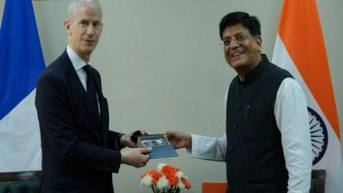 World News | Piyush Goyal Meets French Minister for Foreign Trade; Discusses Boosting Trade, Investment